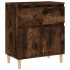 Aparador madera contrachapada color roble ahumado 60x35x70
