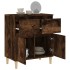 Aparador madera contrachapada color roble ahumado 60x35x70