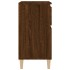Aparador madera contrachapada marrón roble 60x35x70