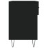 Banco zapatero madera de ingeniería negro 102x35x55