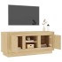 Mueble de TV madera contrachapada roble Sonoma 102x35x45