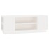Mueble de TV madera maciza de pino blanco 110x35x40,5