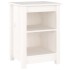 Mesitas de noche 2 uds madera maciza de pino blanco 40x35x55