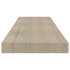 Estantes flotantes pared 4 uds color roble MDF