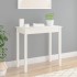 Mesa consola de madera maciza de pino blanco 80x40x75