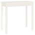 Mesa consola de madera maciza de pino blanco 80x40x75