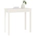 Mesa consola de madera maciza de pino blanco 80x40x75