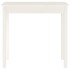 Mesa consola de madera maciza de pino blanco 80x40x75