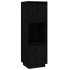 Aparador alto de madera maciza de pino negro 38x35x117