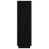Aparador alto de madera maciza de pino negro 38x35x117