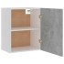 Armarios colgantes 2 uds madera contrachapada gris 50x31x60