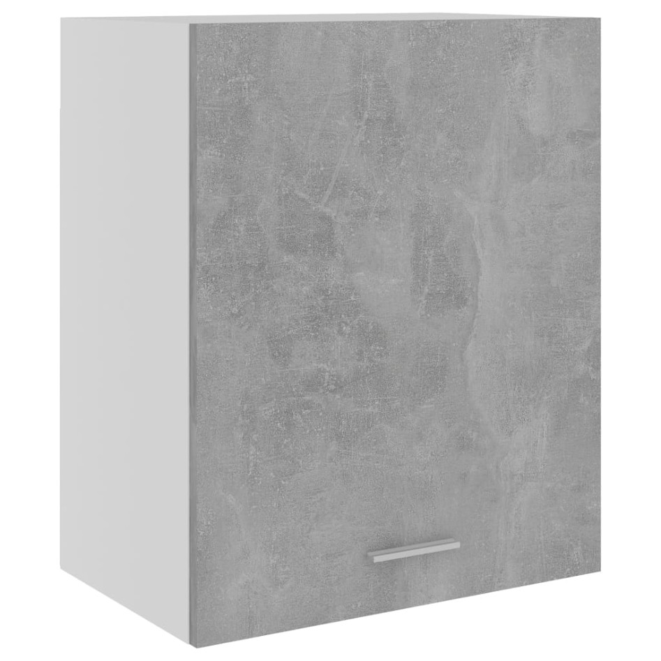 Armarios colgantes 2 uds madera contrachapada gris 50x31x60