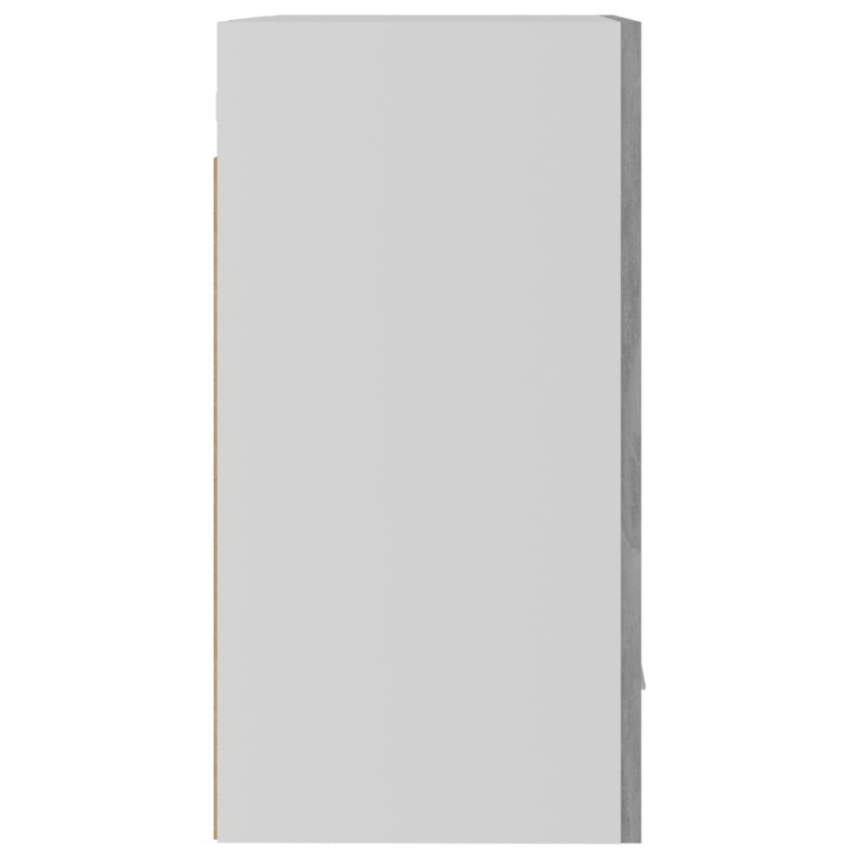 Armarios colgantes 2 uds madera contrachapada gris 50x31x60