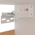 Armarios colgantes 2 uds madera contrachapada gris 50x31x60
