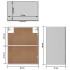 Armarios colgantes 2 uds madera contrachapada gris 50x31x60