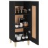Aparador de madera contrachapada negro 34,5x34x90