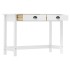 Mesa consola Hill con 2 cajones madera pino 110x45x74