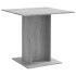 Mesa de comedor madera contrachapada gris Sonoma 80x80x75