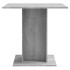 Mesa de comedor madera contrachapada gris Sonoma 80x80x75