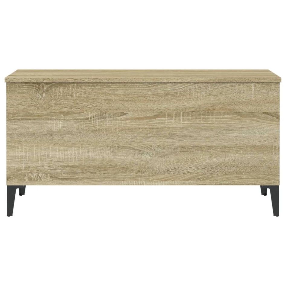 Mesa de centro madera contrachapada roble Sonoma 90x44,5x45
