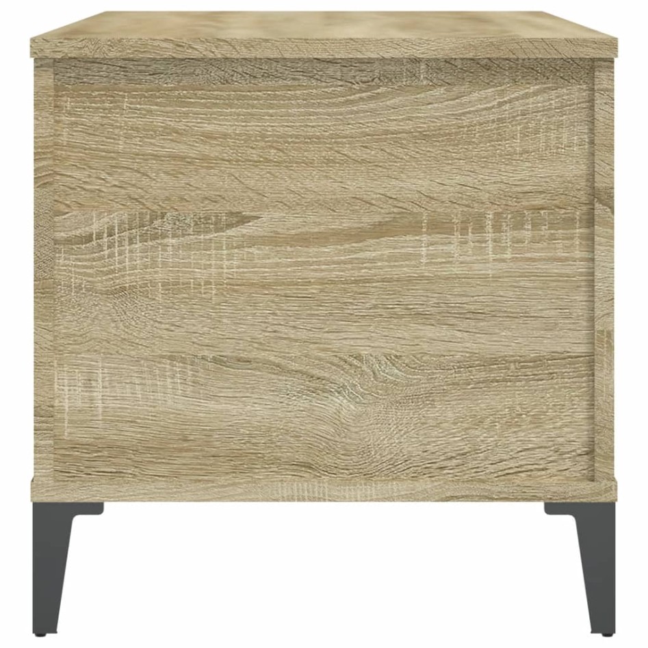 Mesa de centro madera contrachapada roble Sonoma 90x44,5x45