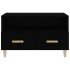 Mueble para TV madera contrachapada negro 80x36x50