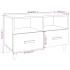 Mueble para TV madera contrachapada negro 80x36x50