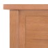 Mesa revistero con cajón madera maciza de roble 35x27x55