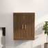 Armario de pared madera ingeniería roble marrón 69,5x32,5x90