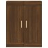 Armario de pared madera ingeniería roble marrón 69,5x32,5x90