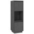 Aparador alto de madera maciza de pino gris 38x35x117