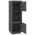 Aparador alto de madera maciza de pino gris 38x35x117