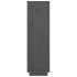 Aparador alto de madera maciza de pino gris 38x35x117