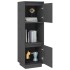 Aparador alto de madera maciza de pino gris 38x35x117