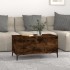 Mesa de centro madera contrachapada roble ahumado 90x44,5x45