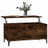 Mesa de centro madera contrachapada roble ahumado 90x44,5x45