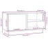 Mueble de TV madera maciza de pino blanco 80x35x40,5