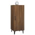 Aparador madera contrachapada marrón roble 34,5x34x90