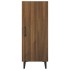 Aparador madera contrachapada marrón roble 34,5x34x90