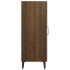 Aparador madera contrachapada marrón roble 34,5x34x90