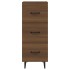 Aparador madera de ingeniería marrón roble 34,5x34x90