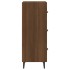Aparador madera de ingeniería marrón roble 34,5x34x90
