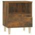 Mesitas de noche 2 unidades roble ahumado 40x35x50