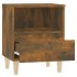 Mesitas de noche 2 unidades roble ahumado 40x35x50