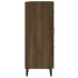Aparador madera contrachapada marrón roble 69,5x34x90