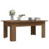 Mesa de centro madera contrachapada marrón roble 100x60x42