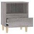 Mesitas de noche 2 unidades gris Sonoma 40x35x50