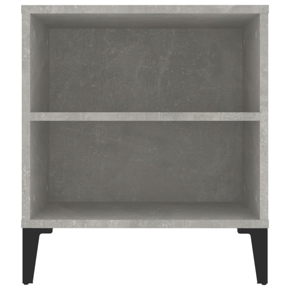 Mueble de TV madera contrachapada gris hormigón 102x44,5x50
