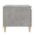 Mesa de centro madera contrachapada gris hormigón 100x50x45