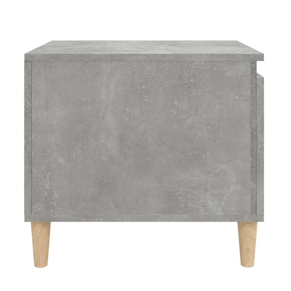 Mesa de centro madera contrachapada gris hormigón 100x50x45